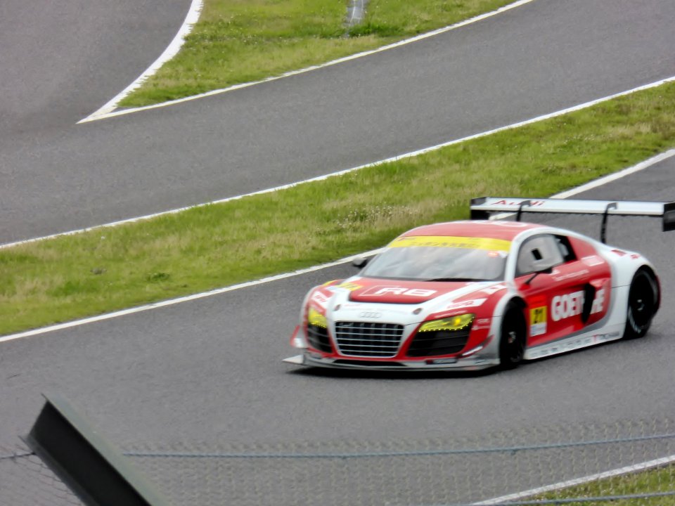 No.21 Audi R8 LMS ultra at 2014 SUPER GT SUZUKA TEST (1)