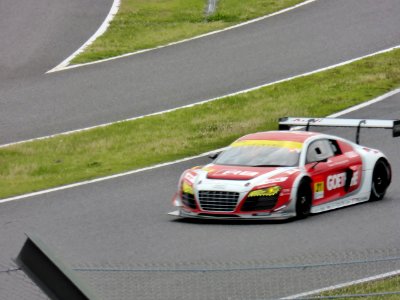 No.21 Audi R8 LMS ultra at 2014 SUPER GT SUZUKA TEST (1)