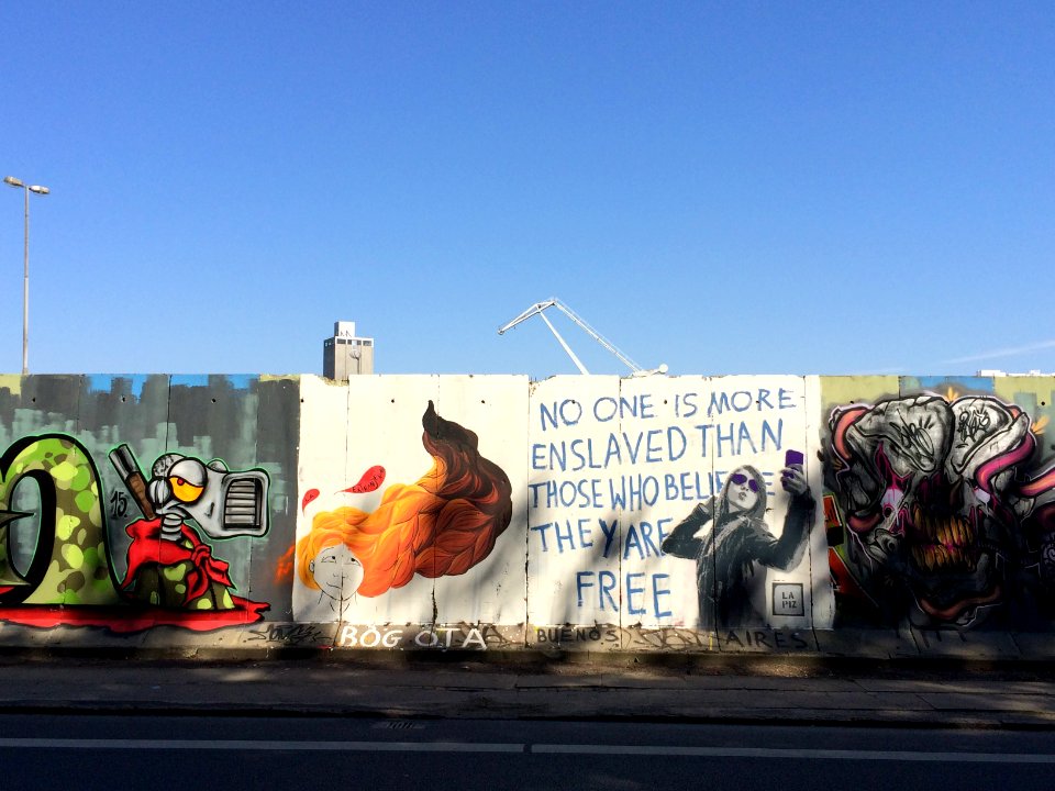 No One Is More Enslaved Than Those Who Believe They Are Free