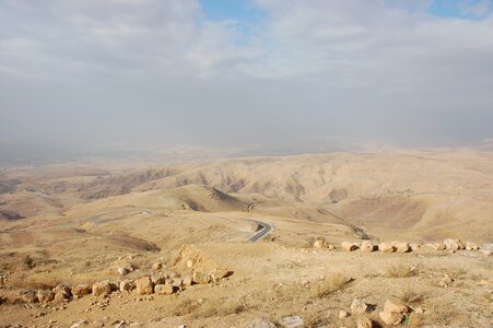 Summer desert landscape arabia