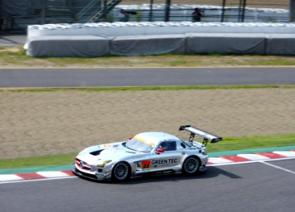 No.22 GREEN TEC SLS AMG GT3 at 2013 pokka sapporo 1000km