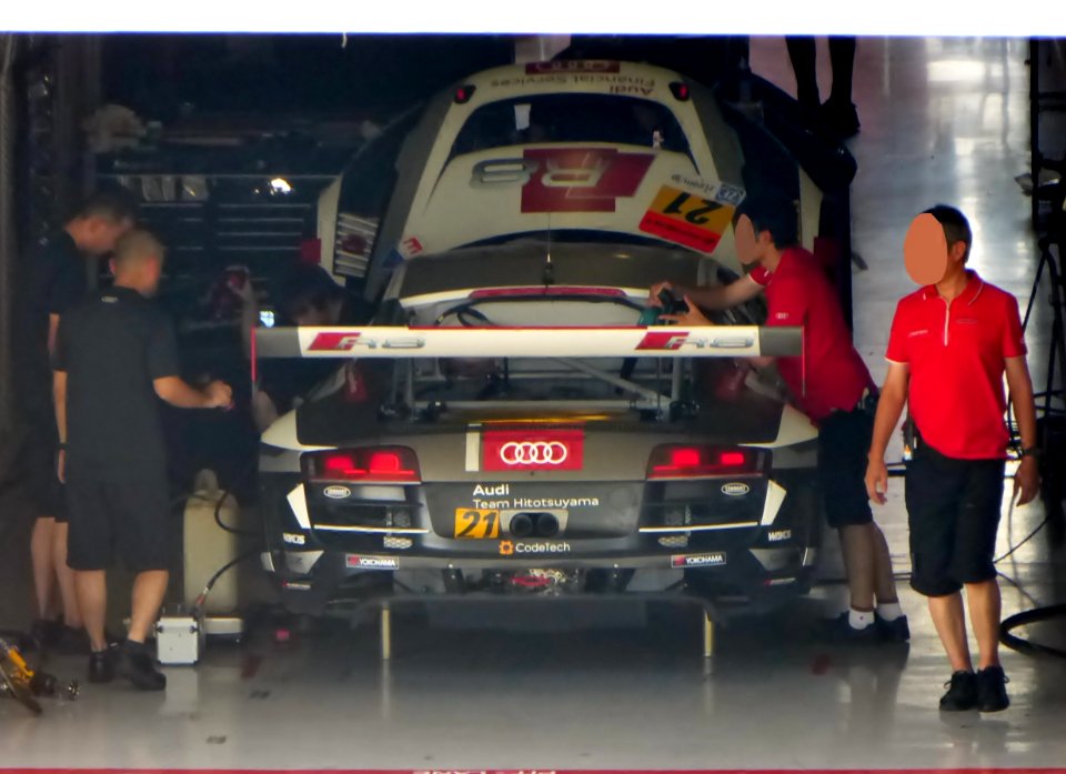 No.21 Audi R8 LMS ultra at 2015 Suzuka Tire Test (14)