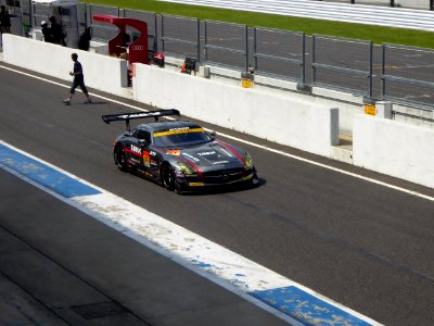 No.11 GAINER TANAX SLS at 2015 Suzuka Tire Test (9)
