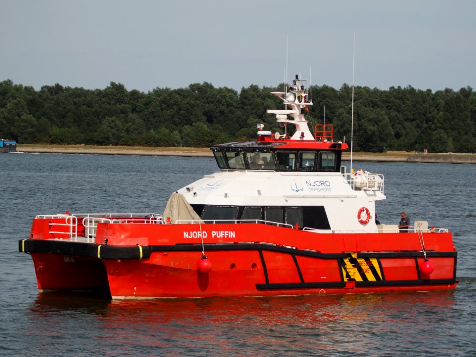 Njord Puffin (ship, 2013), Berendrechtsluis pic2