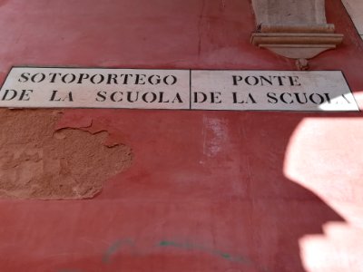 Nizioleti "Sotoportego de la Scuola" e "Ponte de la Scuola" (VE)