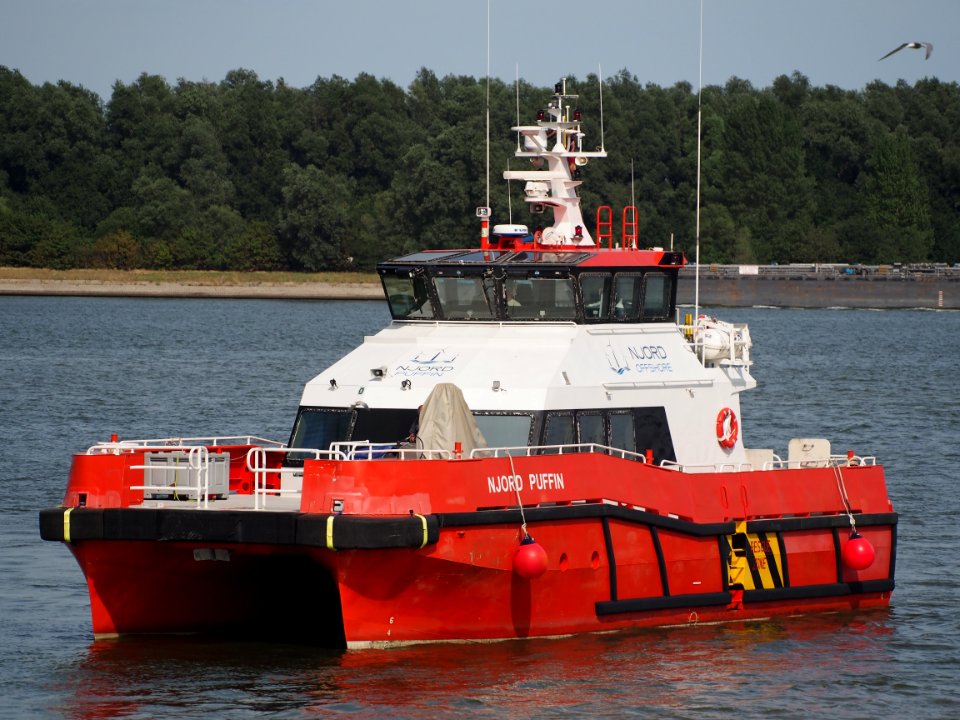 Njord Puffin (ship, 2013), Berendrechtsluis pic1