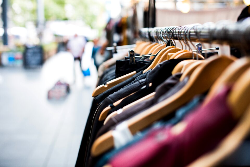 Shopping market close-up