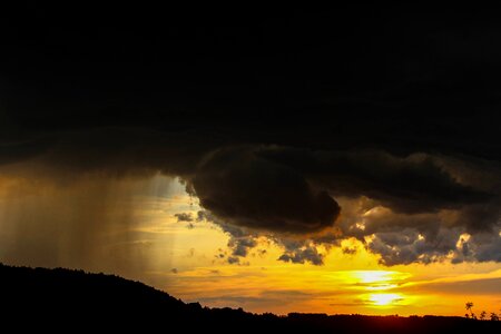 Rain clouds sky photo