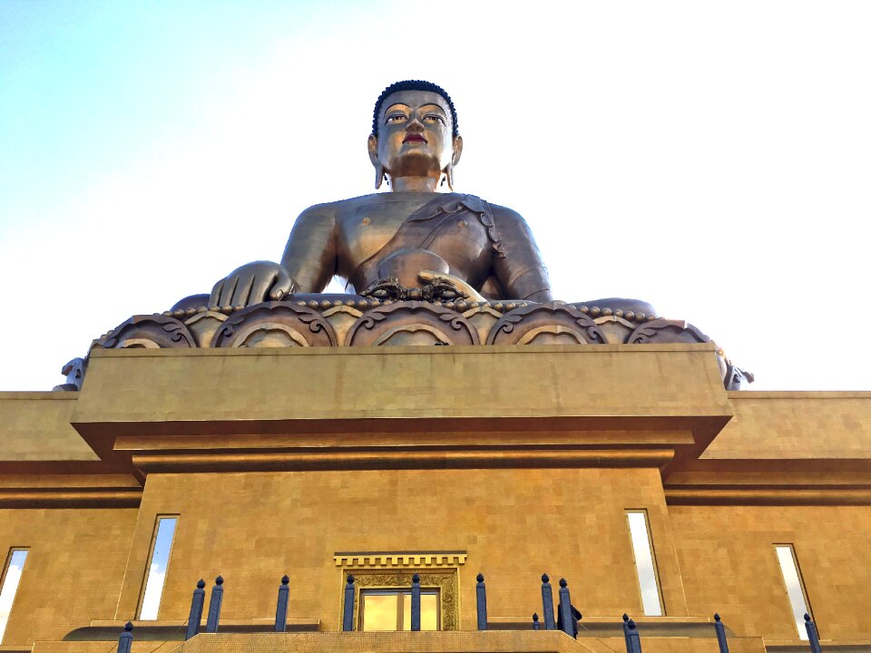 Big buddha thimphu bhutan