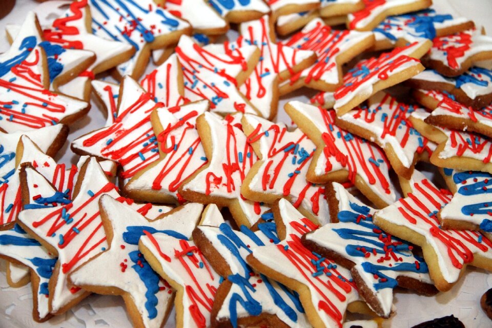 Colorful snack dessert