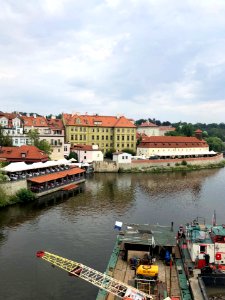 Vltava from Karlův Most, Malá Strana, Praha, Hlavní Město … 