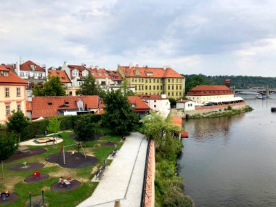 Na Kampě from Karlův Most, Malá Strana, Praha, Hlavní Měst… 