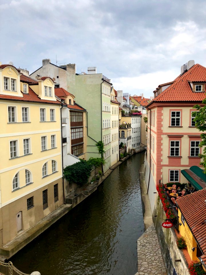 Čertovka from Karlův Most, Malá Strana, Praha, Hlavní Měst… 
