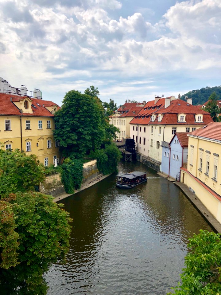 Čertovka from Karlův Most, Malá Strana, Praha, Hlavní Měst… 