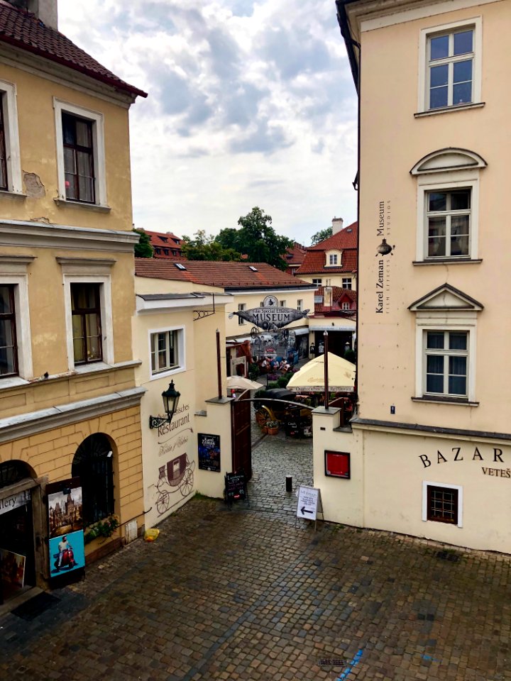 Saská from Karlův Most, Malá Strana, Praha, Hlavní Město P… 
