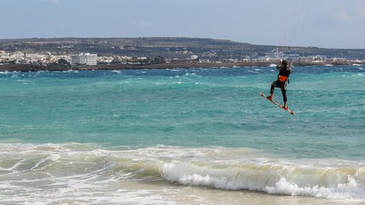 Sea extreme surfer photo