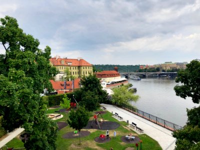 Na Kampě from Karlův Most, Malá Strana, Praha, Hlavní Měst… 