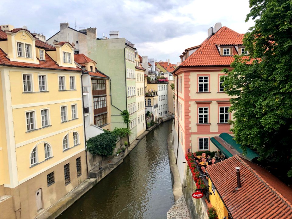 Čertovka from Karlův Most, Malá Strana, Praha, Hlavní Měst… 