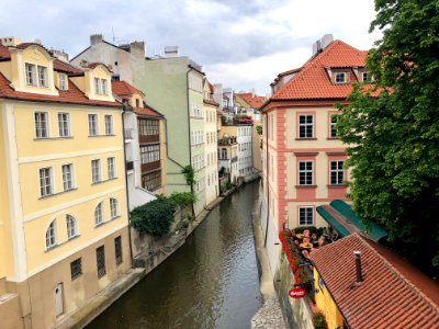 Čertovka from Karlův Most, Malá Strana, Praha, Hlavní Měst… 