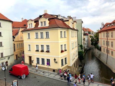 Čertovka from Karlův Most, Malá Strana, Praha, Hlavní Měst… 