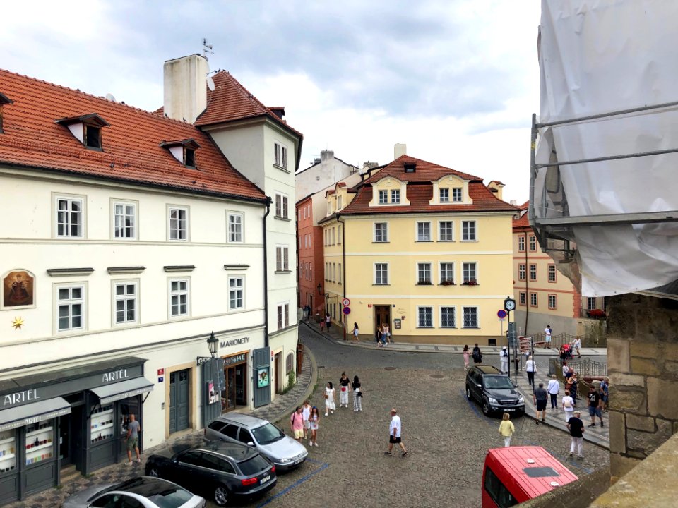 U Lužického Semináře from Karlův Most, Malá Strana, Praha,… 