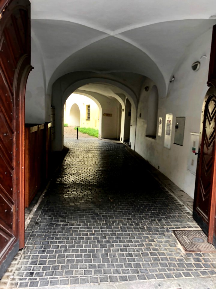 Courtyard, Karmelitská, Malá Strana, Praha, Hlavní Město P… 
