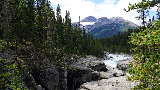 Slate rocks water canada photo