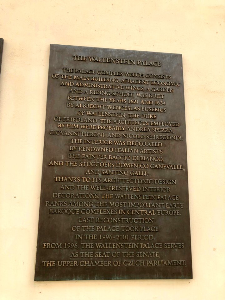 Valdštejnský Palác, Malá Strana, Praha, Hlavní Město Praha… 