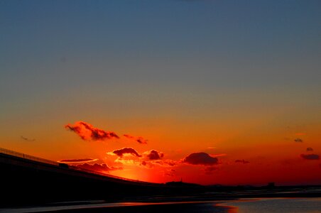 Evening sky evening horizon