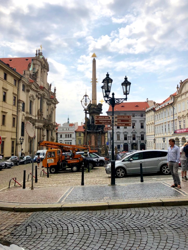 Morový Sloup Nejsvĕtĕjší Trojice, Malá Strana, Praha, Hlav… 