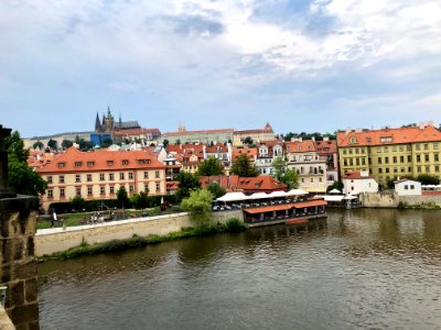 Vltava from Karlův Most, Malá Strana, Praha, Hlavní Město … 
