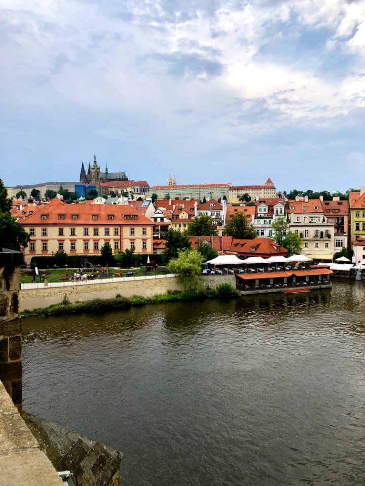 Vltava from Karlův Most, Malá Strana, Praha, Hlavní Město … 