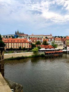 Vltava from Karlův Most, Malá Strana, Praha, Hlavní Město … 