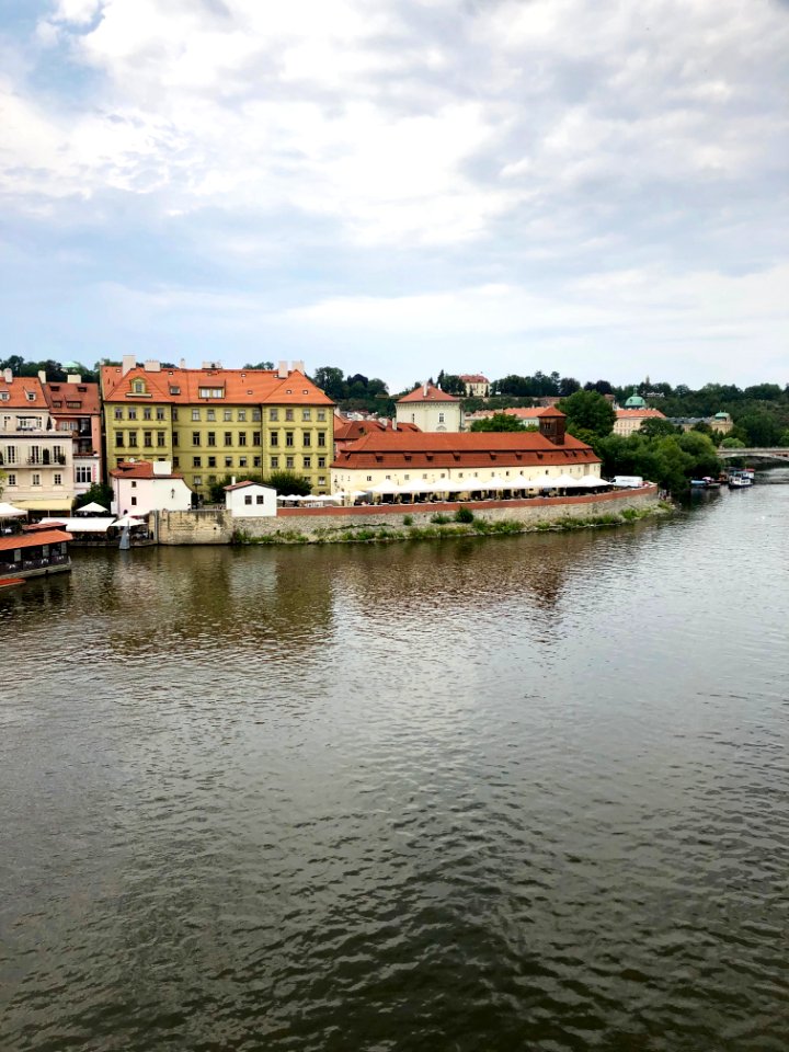 Vltava from Karlův Most, Malá Strana, Praha, Hlavní Město … 
