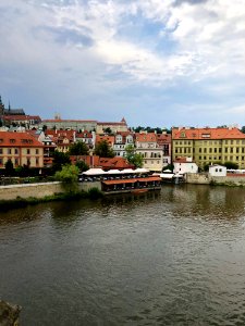 Vltava from Karlův Most, Malá Strana, Praha, Hlavní Město … 