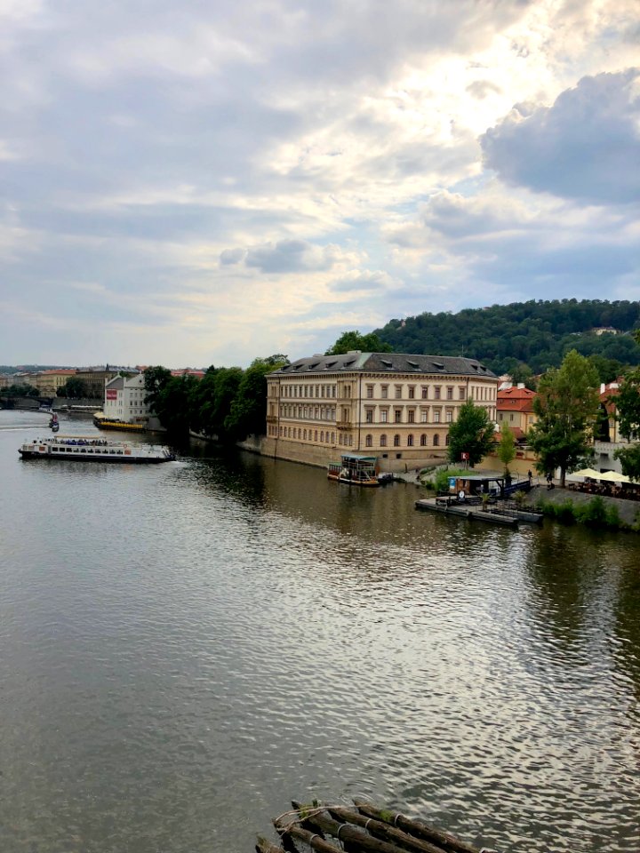Vltava from Karlův Most, Malá Strana, Praha, Hlavní Město … 