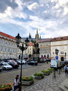 Morový Sloup Nejsvĕtĕjší Trojice, Malá Strana, Praha, Hlav… 