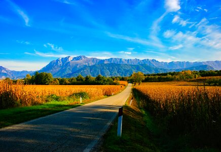 Sky clouds mountains photo