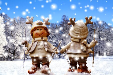Ski funny christmas