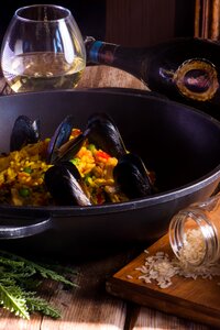 Mussels gourmet salad