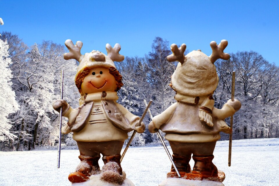 Ski funny christmas