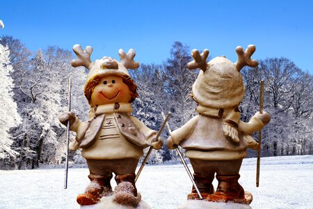 Ski funny christmas