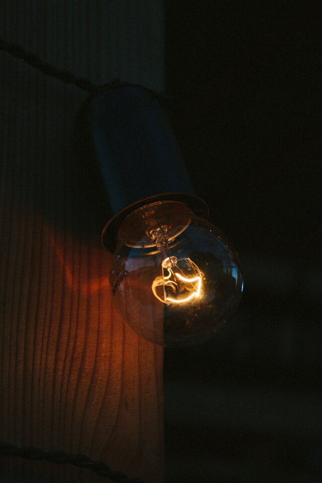 Close-up dark electricity