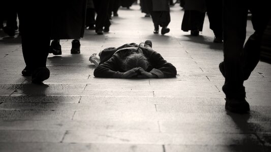 Street careless people
