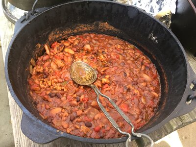 Camping dutch oven brown camping