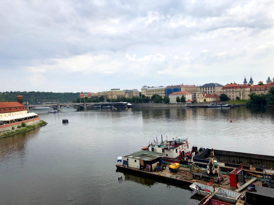 Vltava from Karlův Most, Staré Město, Praha, Hlavní Město … 