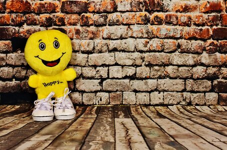 Funny happy plush