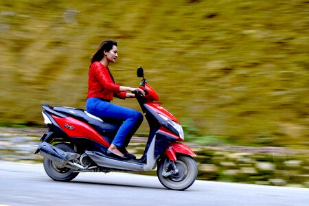 Scooter speed red