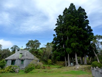 Le site et les divers bâtiments du gîte de Bélouve 