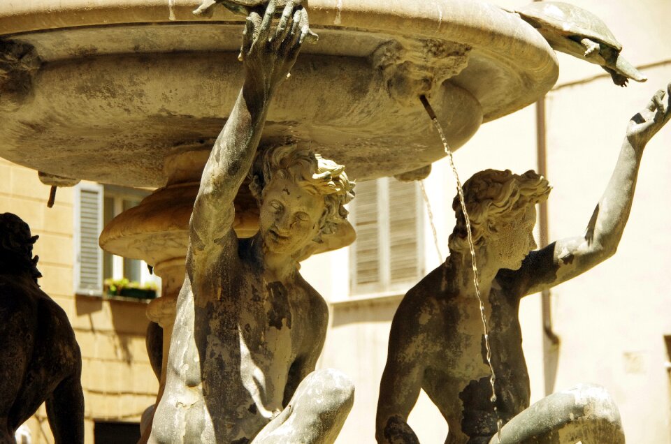 Water nymphs sculpture
